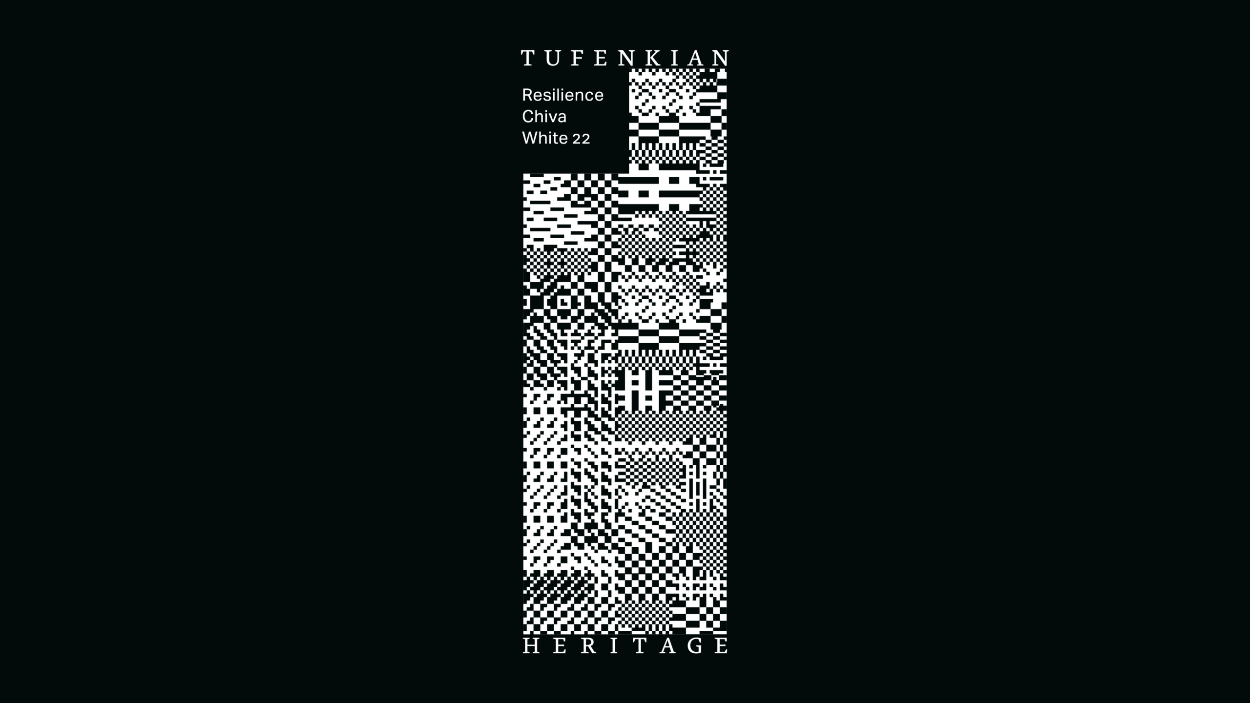Tufenkian — étiquette du vin Resilience White Chiva