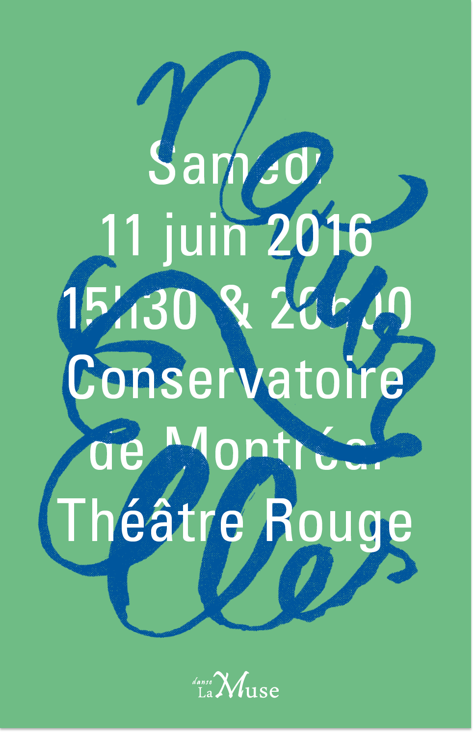 Couverture du programme du spectacle « NaturElles », 2016