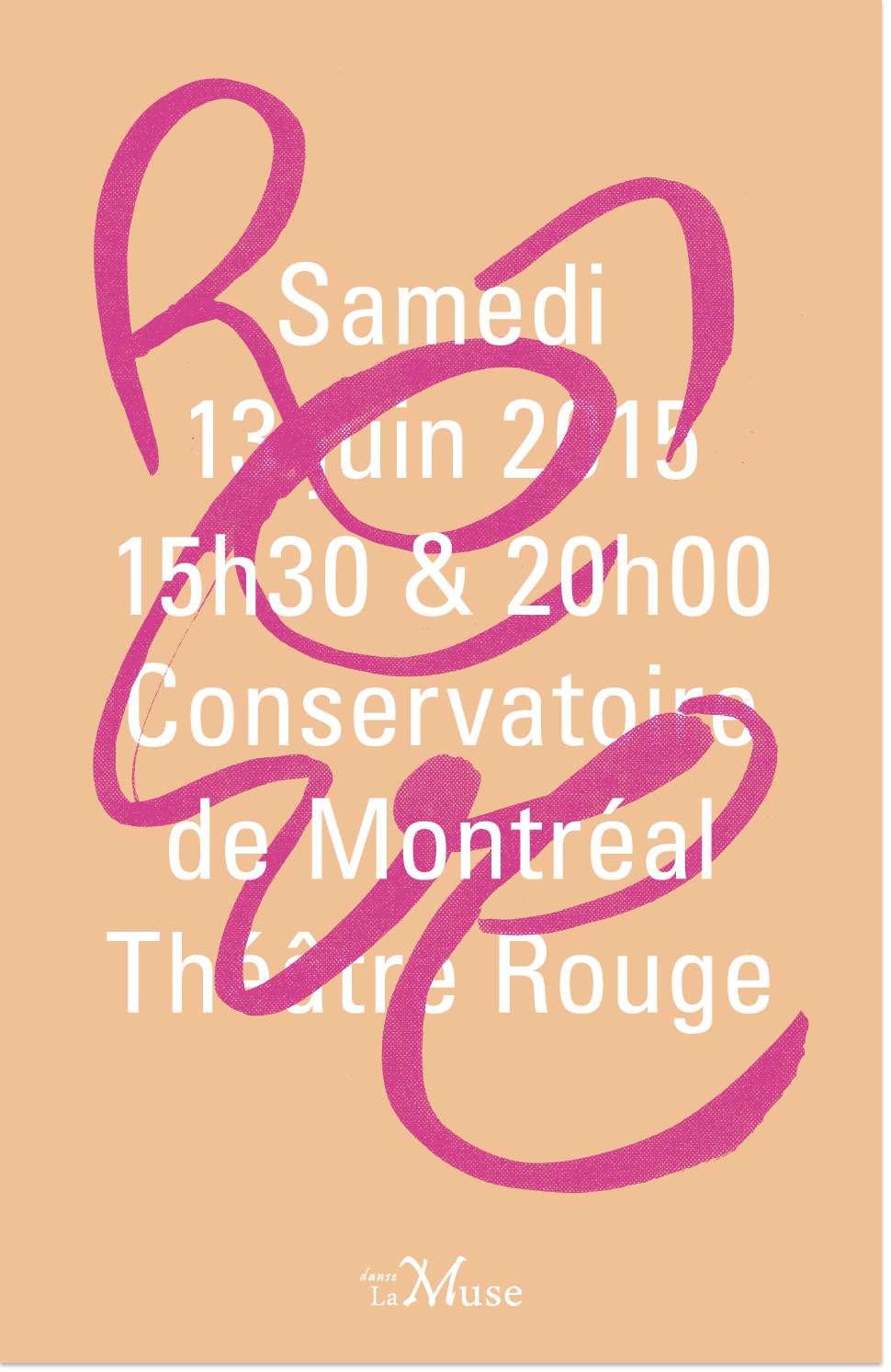 Couverture du programme du spectacle « Rêve », 2015