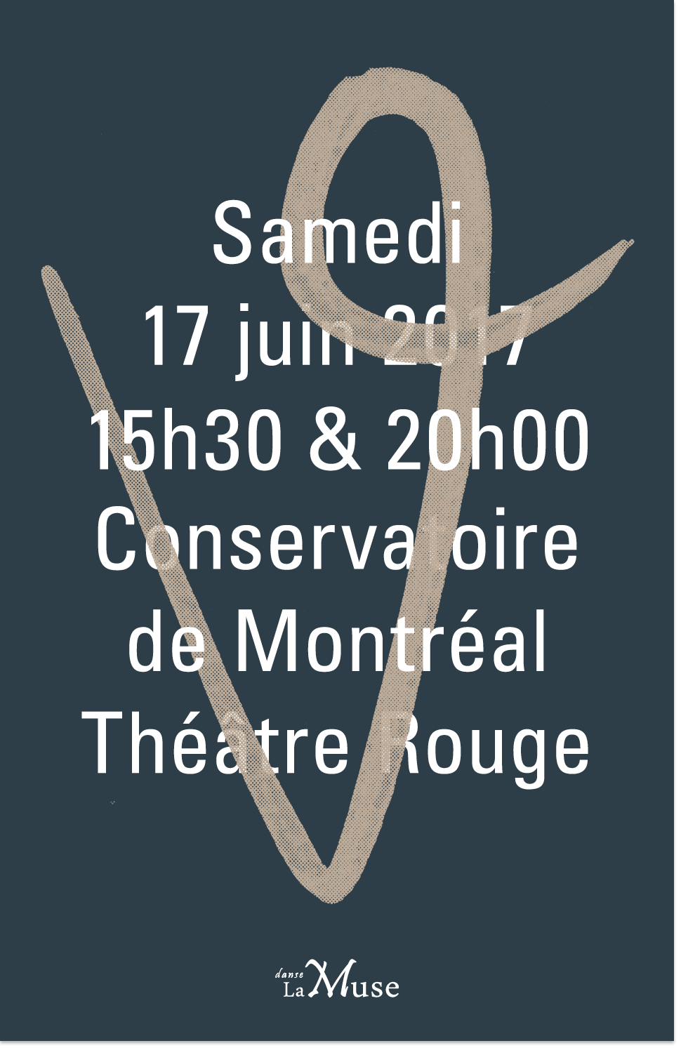 Couverture du programme du spectacle « V », 2017