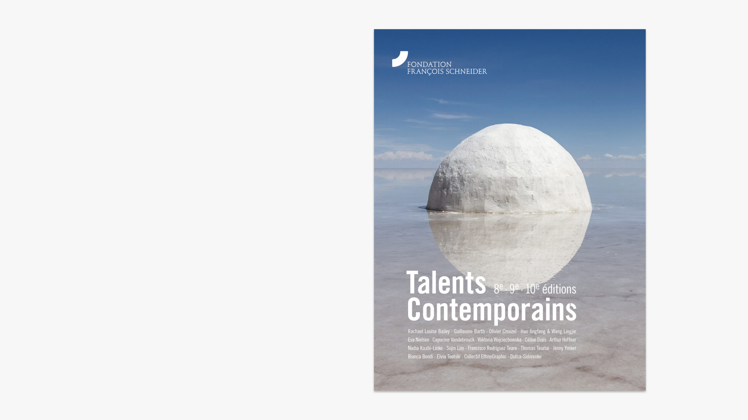 Catalogue des expositions Talents contemporains à la Fondation François Schneider