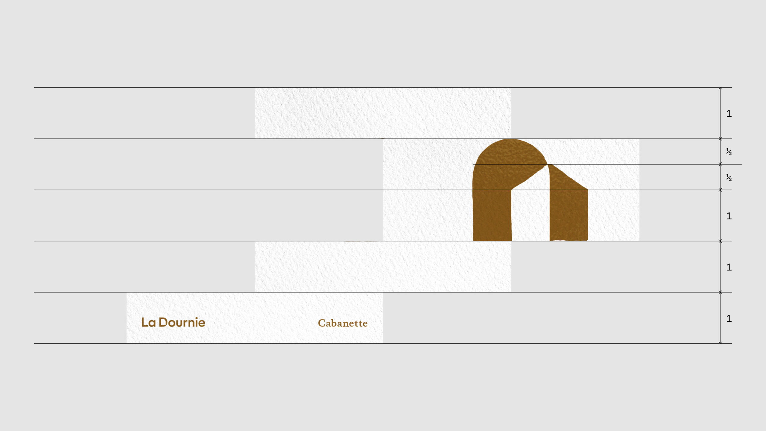 Château La Dournie — composition horizontale de l’étiquette
