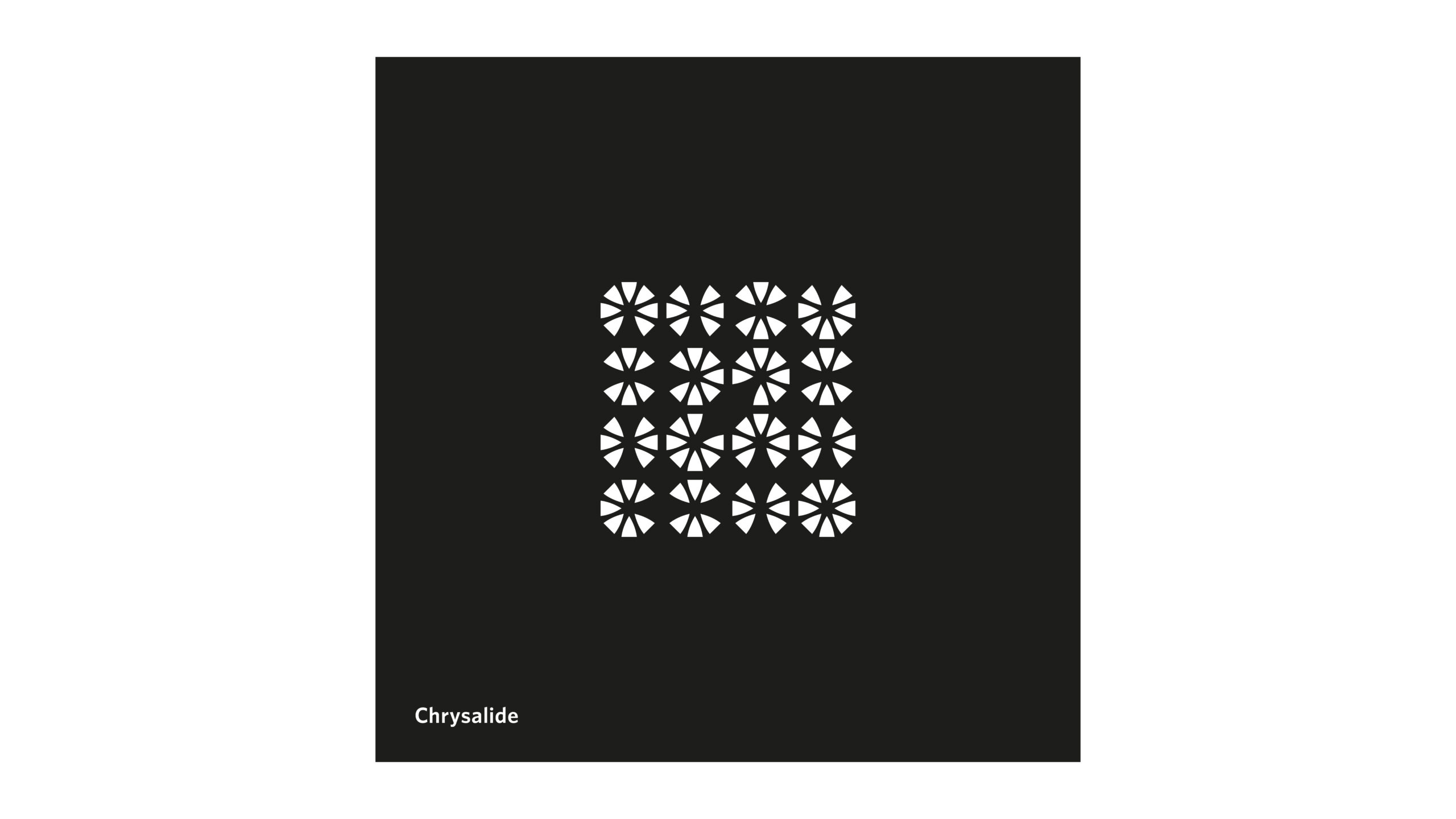 Étiquette de vin de la cuvée Chrysalide