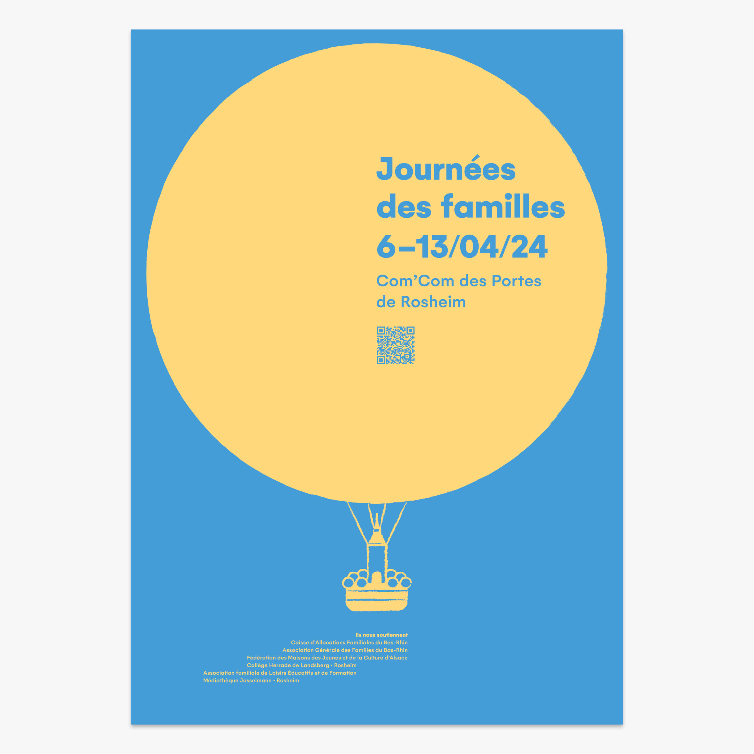 Affiche pour les Journées des familles